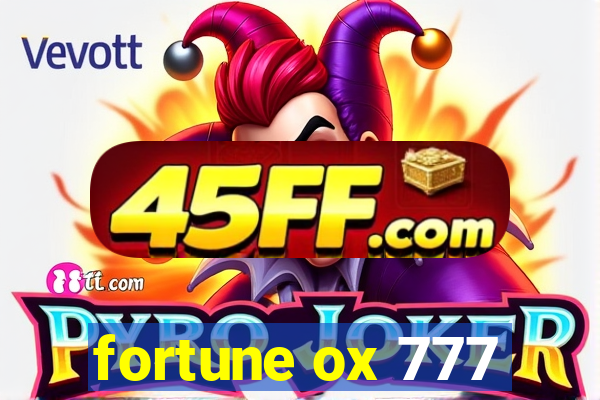 fortune ox 777